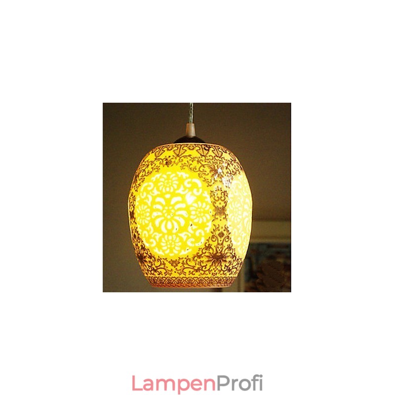 Retro Keramik lampe lampe Treppe Blau Single Head Kronleuchter Kreative
