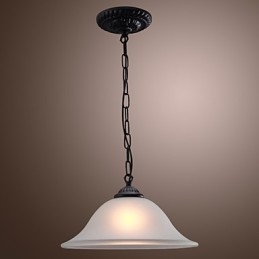 Traditionelle, klassische Pendelleuchte im Mini-Schalen-Stil in Bronze
