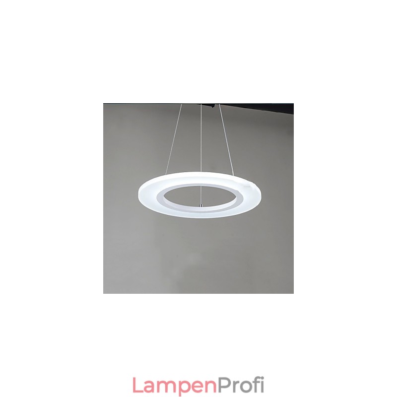Pendelleuchte Runder Deckenleuchter Milchig Acryl Deckenleuchten mit Einzelring