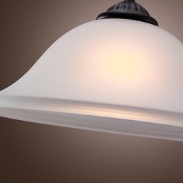 Traditionelle, klassische Pendelleuchte im Mini-Schalen-Stil in Bronze