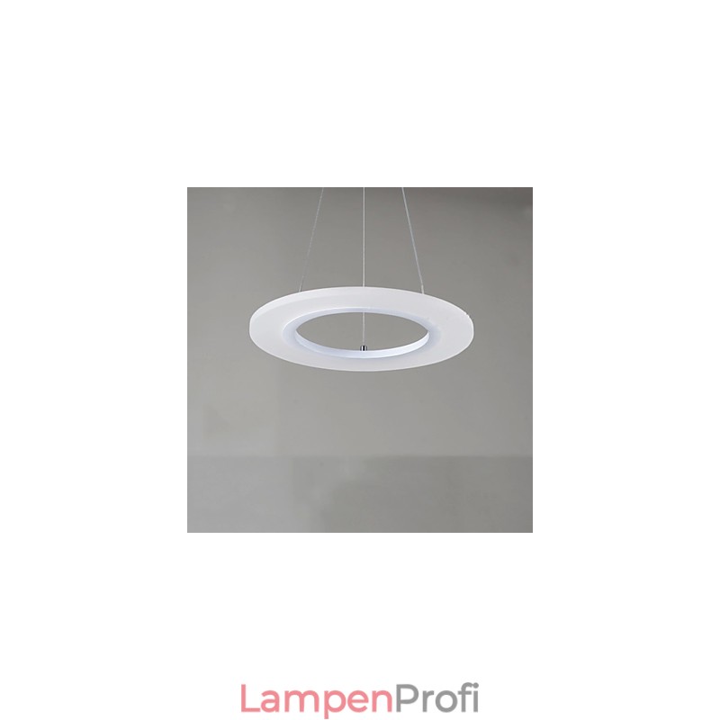 Pendelleuchte Runder Deckenleuchter Milchig Acryl Deckenleuchten mit Einzelring