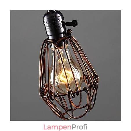 Amerikanischen Land Industrielle Wind Lampe Retro Kleine Kronleuchter Eisen Käfig Amerikanischen Land Industrielle Wind Lampe Retro Kleine Kronleuchter Eisen Käfig