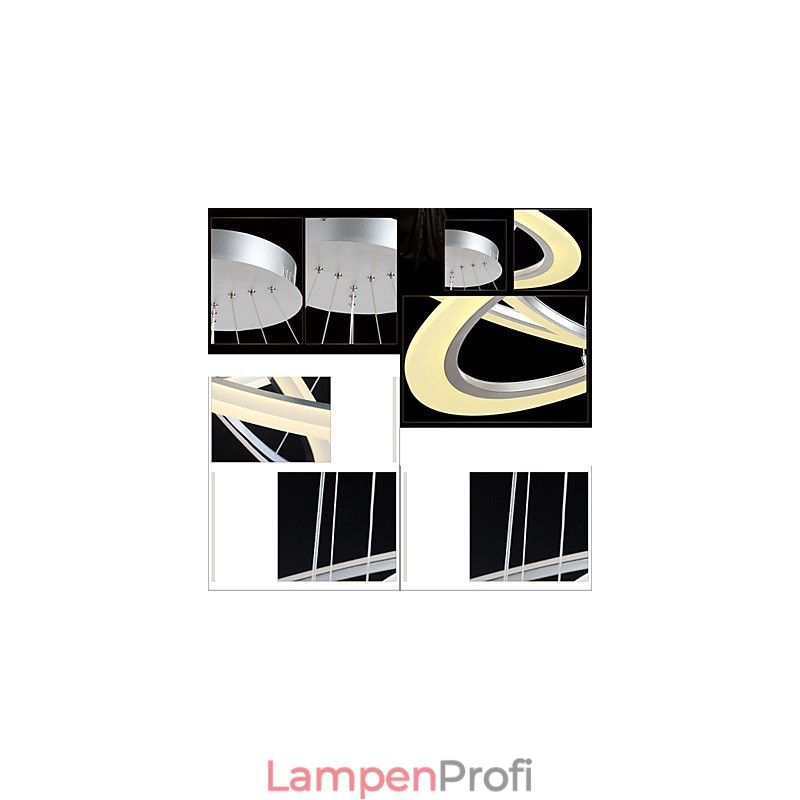 Pendelleuchte Runder Deckenleuchter Milchig Acryl Deckenleuchten mit Einzelring