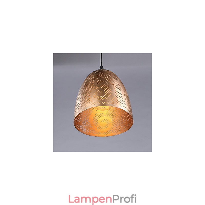 Moderner Kronleuchter aus Schmiedeeisen und Gold