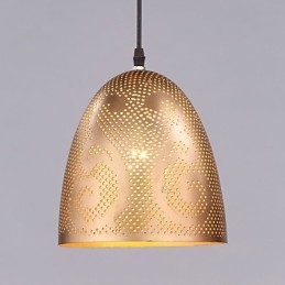 Moderner Kronleuchter aus Schmiedeeisen und Gold