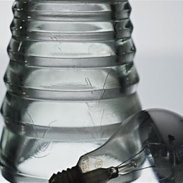 Moderne zeitgenössische Pendelleuchte aus Glas