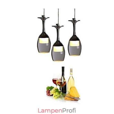 Pendelleuchten 3 Lichter Runde Rückplatte Moderne Zeitgenössische Metall