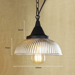 Pendelleuchten Traditionell Klassisch Vintage Retro Landhaus Garage Metall
