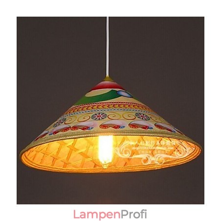 Moderner Teehut-Kronleuchter, Kronleuchter, Kronleuchter, Bambushüte