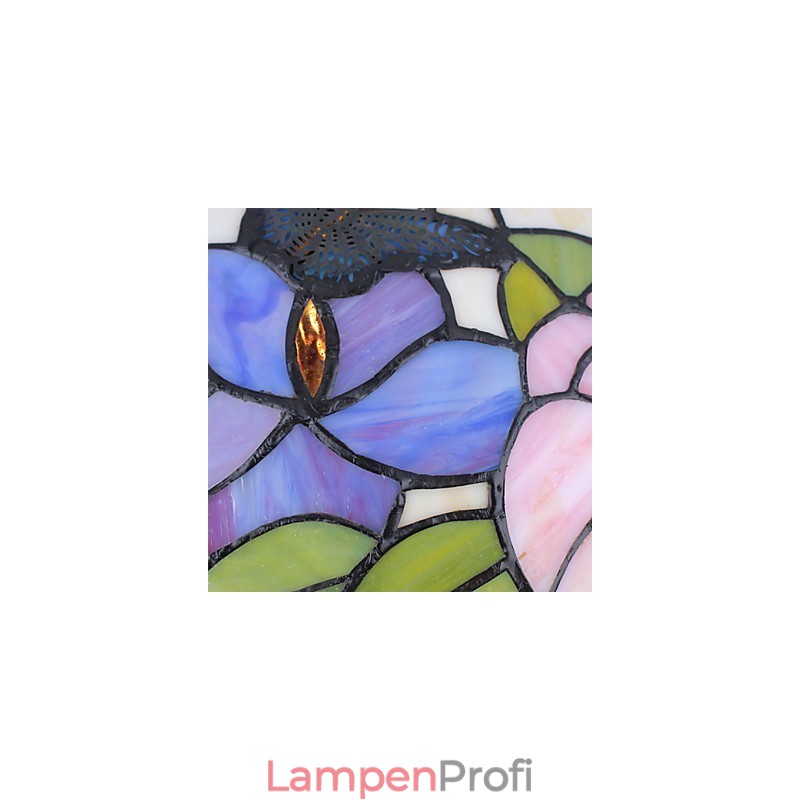 Ländliche kreative Kunst Buntglas-Kronleuchter Wiederherstellung der alten Weisen Lampe Licht