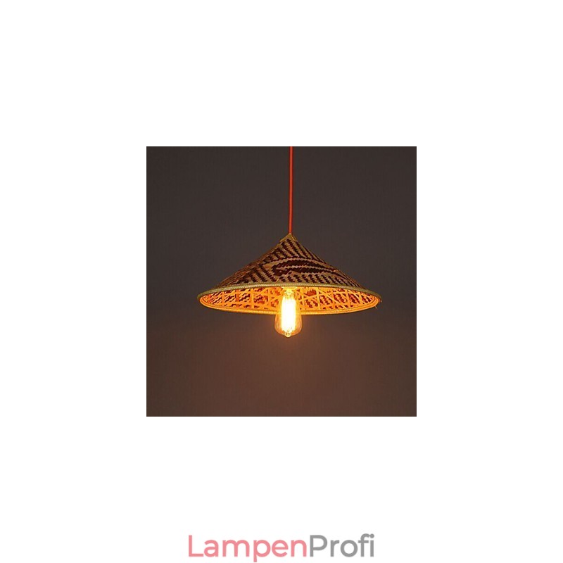Bambushut Kronleuchter Kronleuchter Lampe Fisch Menschen Hüte