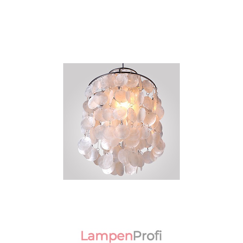 Moderne Pendelleuchte im zeitgenössischen Mini-Stil aus Chrom