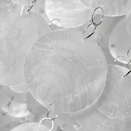 Moderne Pendelleuchte im zeitgenössischen Mini-Stil aus Chrom