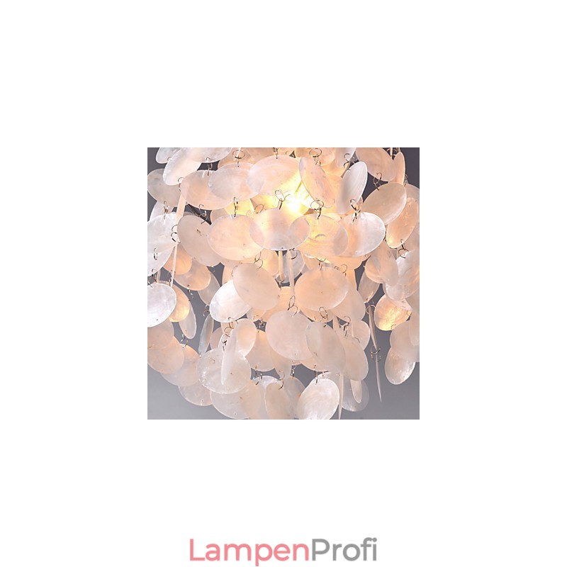 Moderne Pendelleuchte im zeitgenössischen Mini-Stil aus Chrom