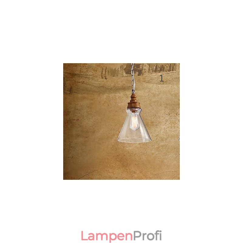 Holzmaserung Kristall Droplight Cafe Beleuchtung Lampen und Laternen
