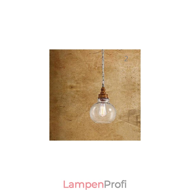 Holzmaserung Kristall Droplight Cafe Beleuchtung Lampen und Laternen