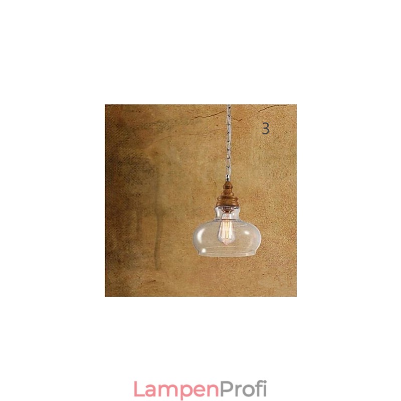Holzmaserung Kristall Droplight Cafe Beleuchtung Lampen und Laternen