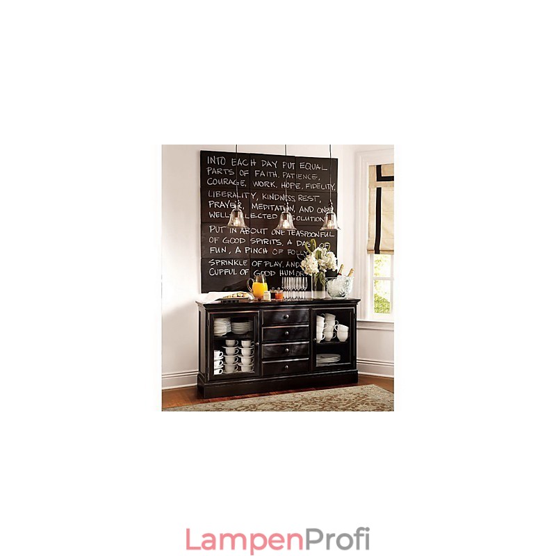 Traditionelle klassische Vintage-Pendelleuchte im Mini-Schalenstil