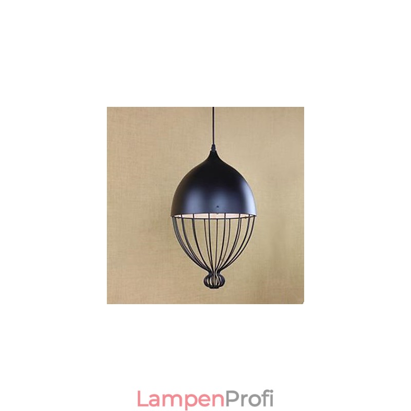 Modernes, kreatives Hängelicht mit einem Kopf