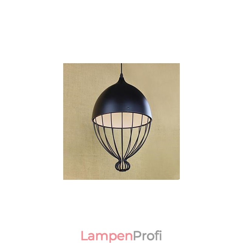 Modernes, kreatives Hängelicht mit einem Kopf