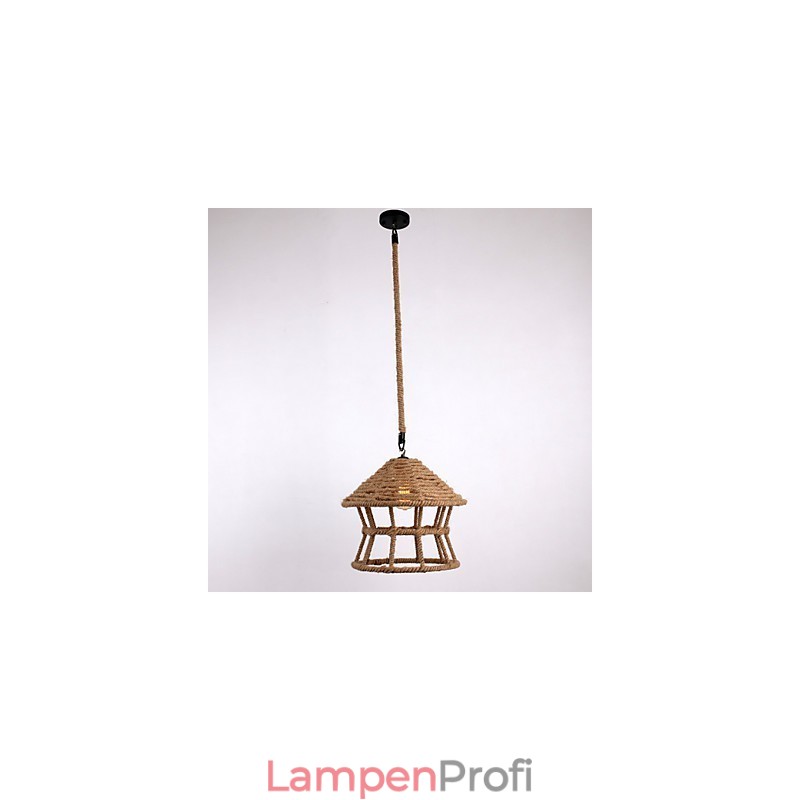 Rope 1 Light Pendelleuchte Zeitgenössisch Country