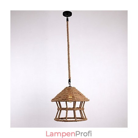 Rope 1 Light Pendelleuchte Zeitgenössisch Country