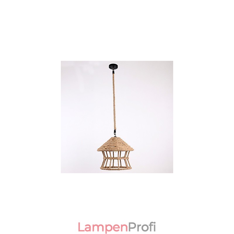 Rope 1 Light Pendelleuchte Zeitgenössisch Country