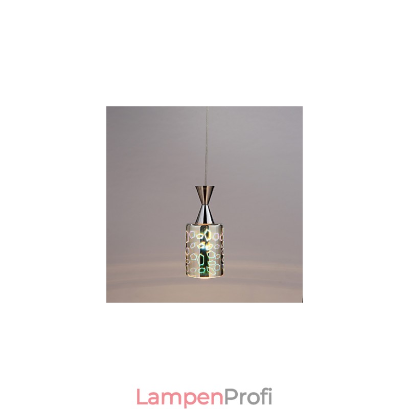 Dream Lasergravur verchromte Pendelleuchte L