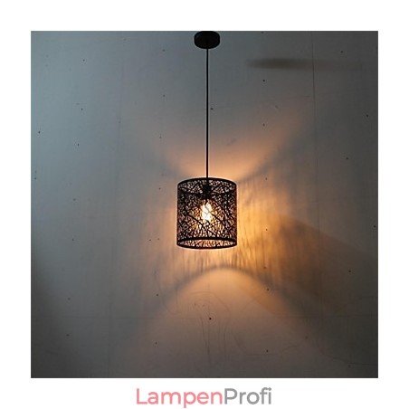 Amerikanischer Retro-Kronleuchter mit einem Kopf aus Eisen im Landhausstil