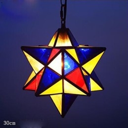 30CM Künstlerische Individualität Kreative Veranda Moderne Sterne Droplight Lampe