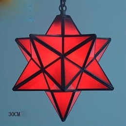 30CM Künstlerische Individualität Kreative Veranda Moderne Sterne Droplight Lampe