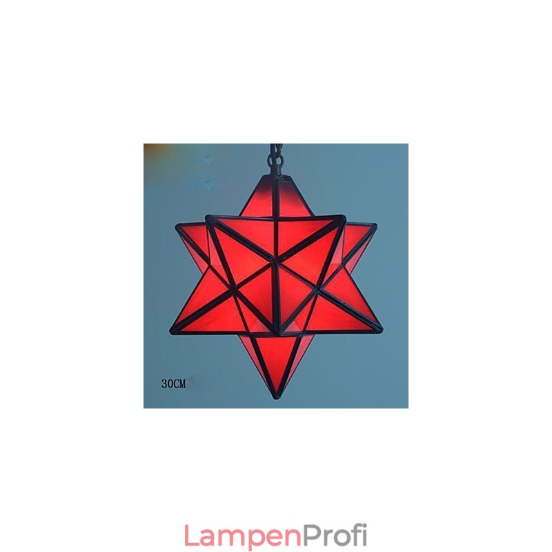30CM Künstlerische Individualität Kreative Veranda Moderne Sterne Droplight Lampe