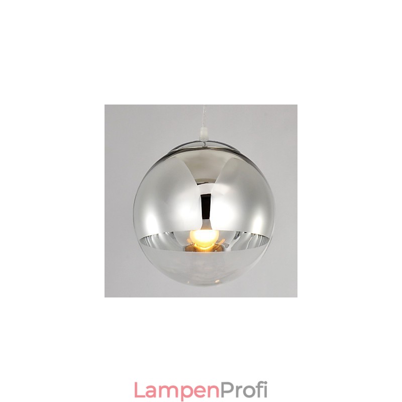 Pendelleuchte mit 1 Licht in Kugelform