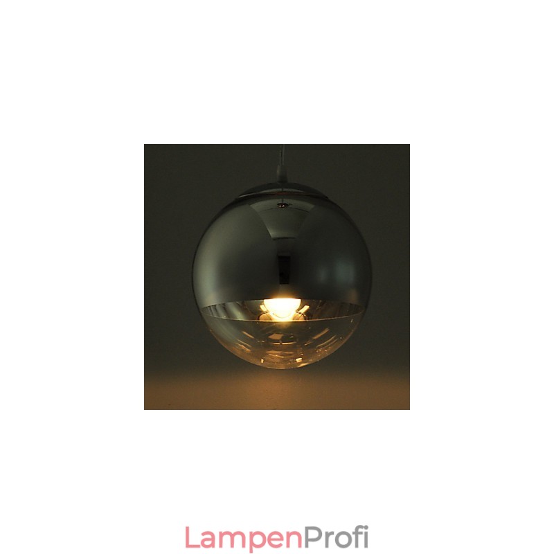 Pendelleuchte mit 1 Licht in Kugelform