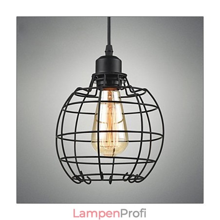 Edison Pendelleuchte Kronleuchter Drahtkäfig Hängender Deckenlampenschirm Edison Pendelleuchte Kronleuchter Drahtkäfig Hängender Deckenlampenschirm