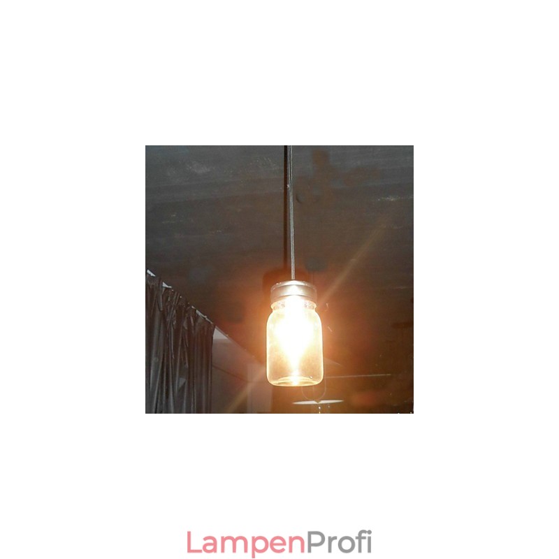 Moderne, minimalistische Pendelleuchte mit 1 Licht in Flaschenform