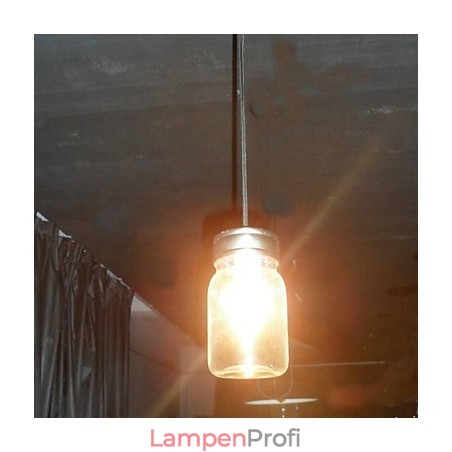 Moderne, minimalistische Pendelleuchte mit 1 Licht in Flaschenform Moderne, minimalistische Pendelleuchte mit 1 Licht in Flaschenform
