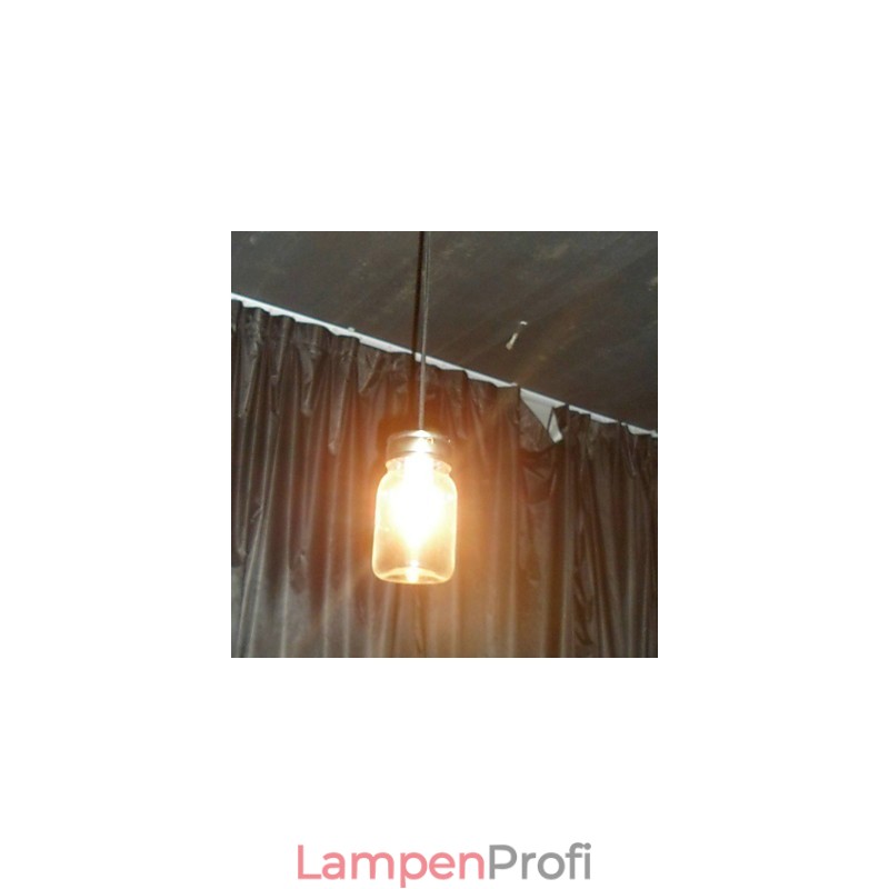 Moderne, minimalistische Pendelleuchte mit 1 Licht in Flaschenform