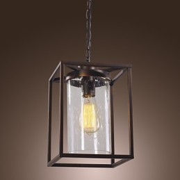 Traditionelle Klassische Vintage Laterne Mini Stil Galvanisierte Pendelleuchte
