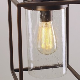 Traditionelle Klassische Vintage Laterne Mini Stil Galvanisierte Pendelleuchte