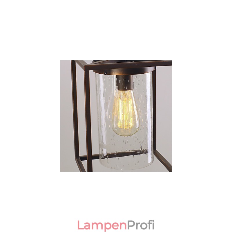 Traditionelle Klassische Vintage Laterne Mini Stil Galvanisierte Pendelleuchte