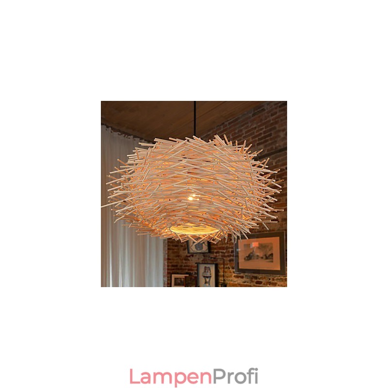 Kronleuchter Mini Stil Laterne Holz Bambus
