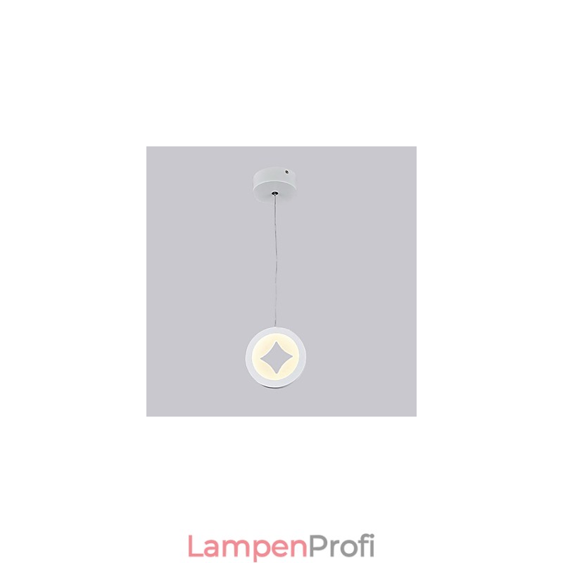 Filigrane 9W Pendelleuchte aus Acryl