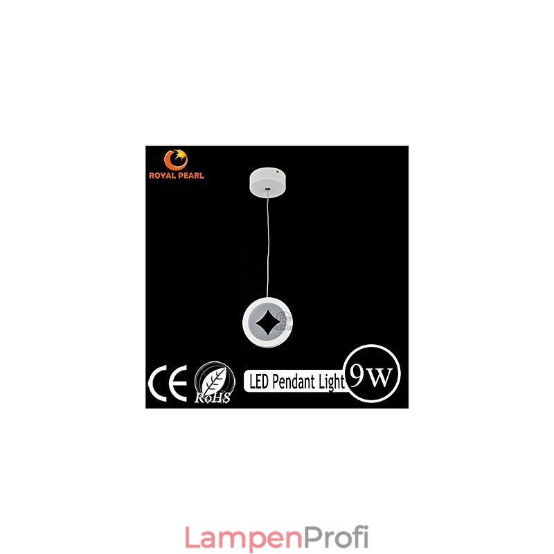 Filigrane 9W Pendelleuchte aus Acryl