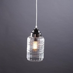 Moderne zeitgenössische traditionelle klassische Vintage Laterne Land Nickel Glas Pendelleuchte Esszimmer