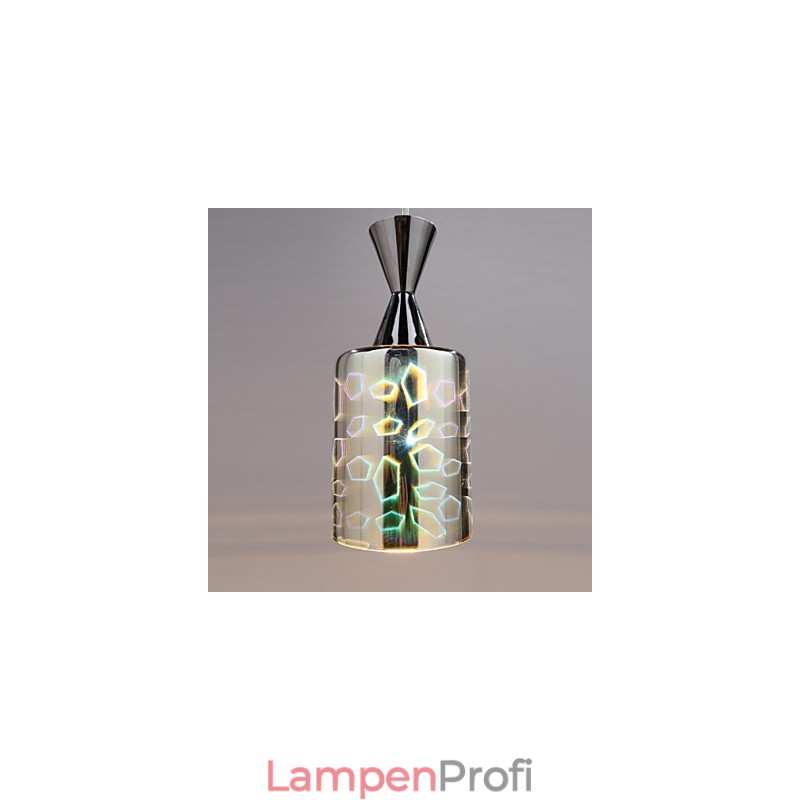 Dream Lasergravur verchromte Pendelleuchte