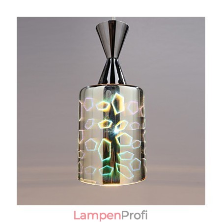 Dream Lasergravur verchromte Pendelleuchte Dream Lasergravur verchromte Pendelleuchte