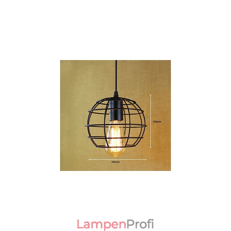 Pendelleuchten Traditionell Klassisch Vintage Retro Landhaus Garage Metall