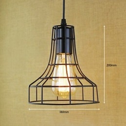 Pendelleuchten Traditionell Klassisch Vintage Retro Landhaus Garage Metall