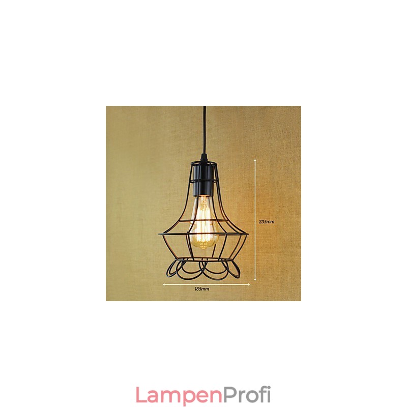 Pendelleuchten Traditionell Klassisch Vintage Retro Landhaus Garage Metall